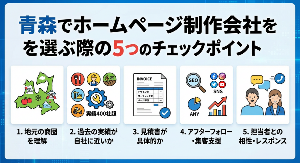 HP制作の依頼は東京 or 青森の会社?メリット・デメリットを徹底比較