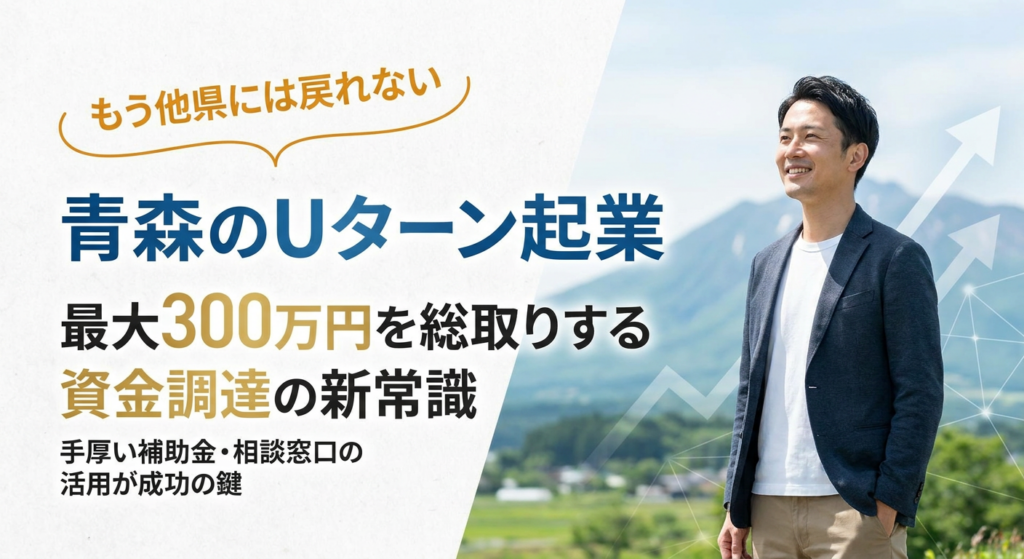 【もう他県には戻れない】青森のUターン起業で最大300万円を総取りする資金調達の新常識