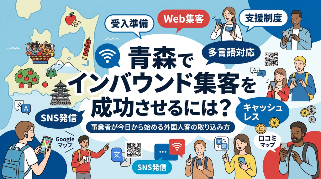 青森でインバウンド集客を成功させるには?事業者が今日から始める外国人客の取り込み方
