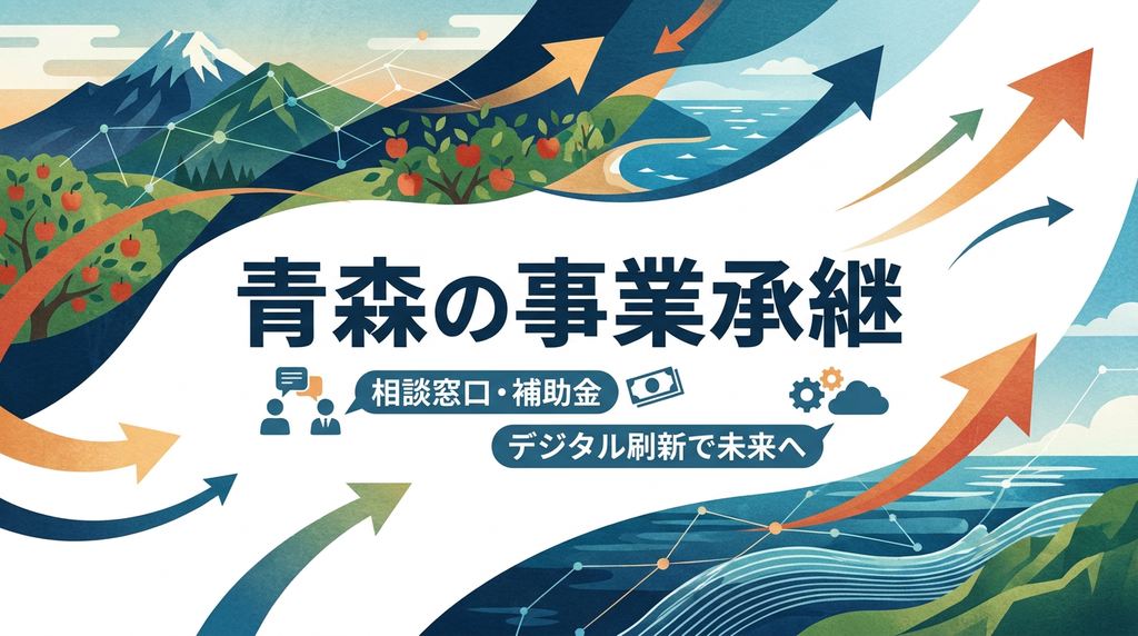 【完全ガイド】青森の事業承継:相談窓口・補助金から継いだ後のデジタル刷新まで