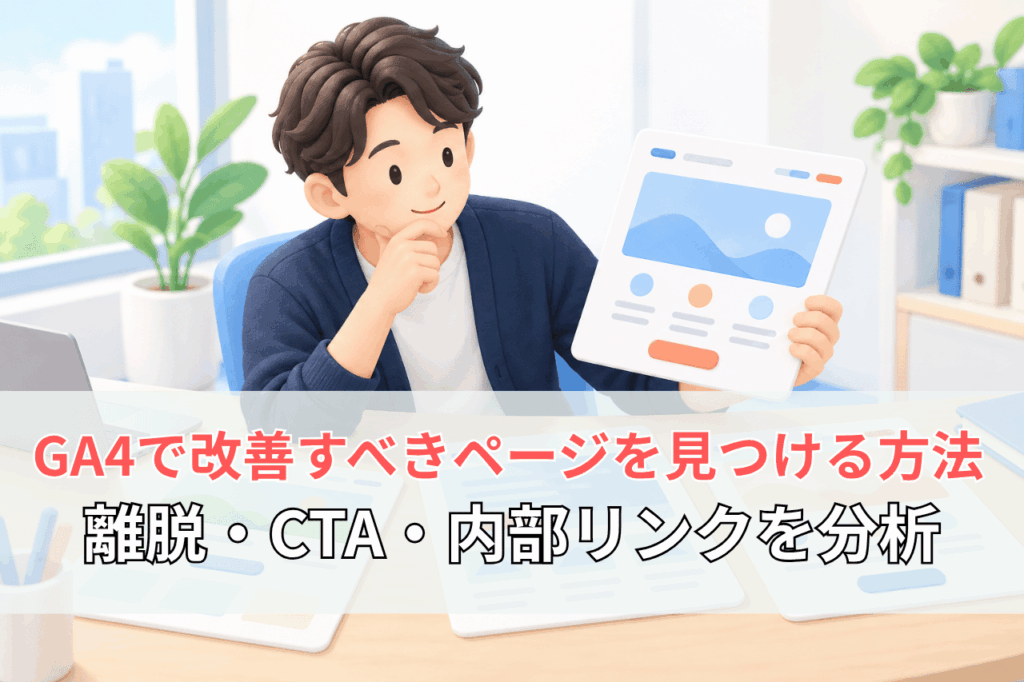【連載更新】GA4でホームページの改善すべきページを見つける方法を代表の森が解説しました